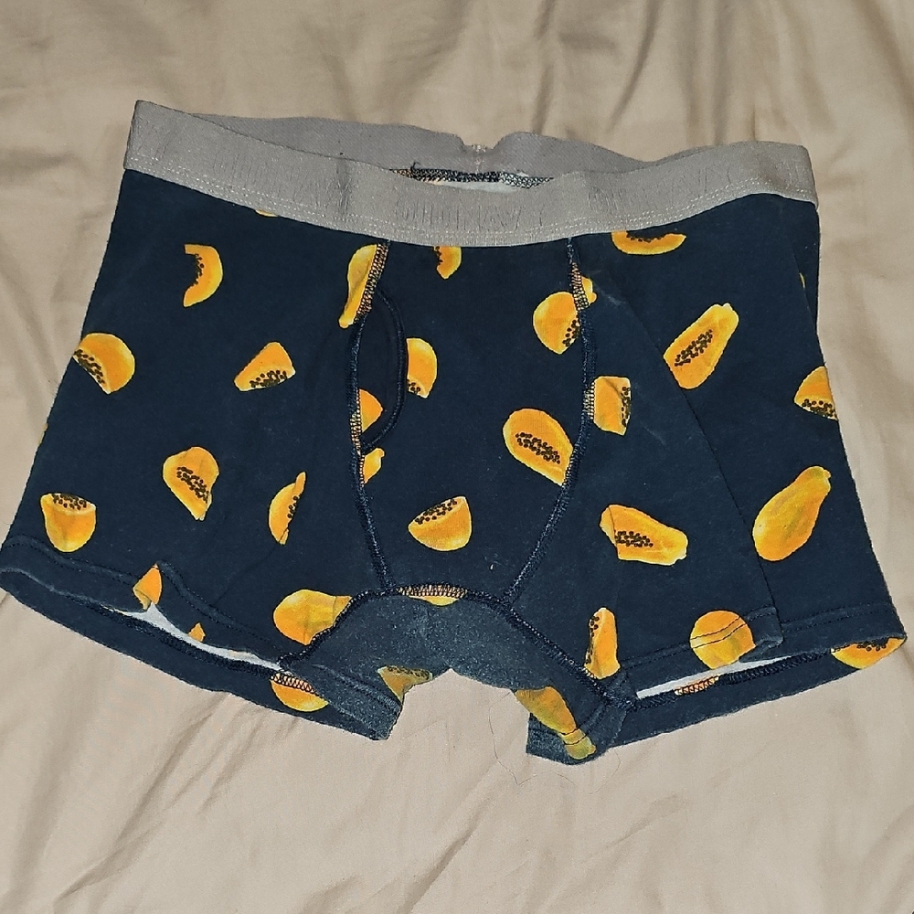 Kids Boxer Briefs with Fruit Print